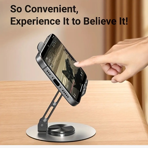 Mobile Phone & Tablet Stand-Adjustable, Universal, Secure Hold - Picture 4 of 8